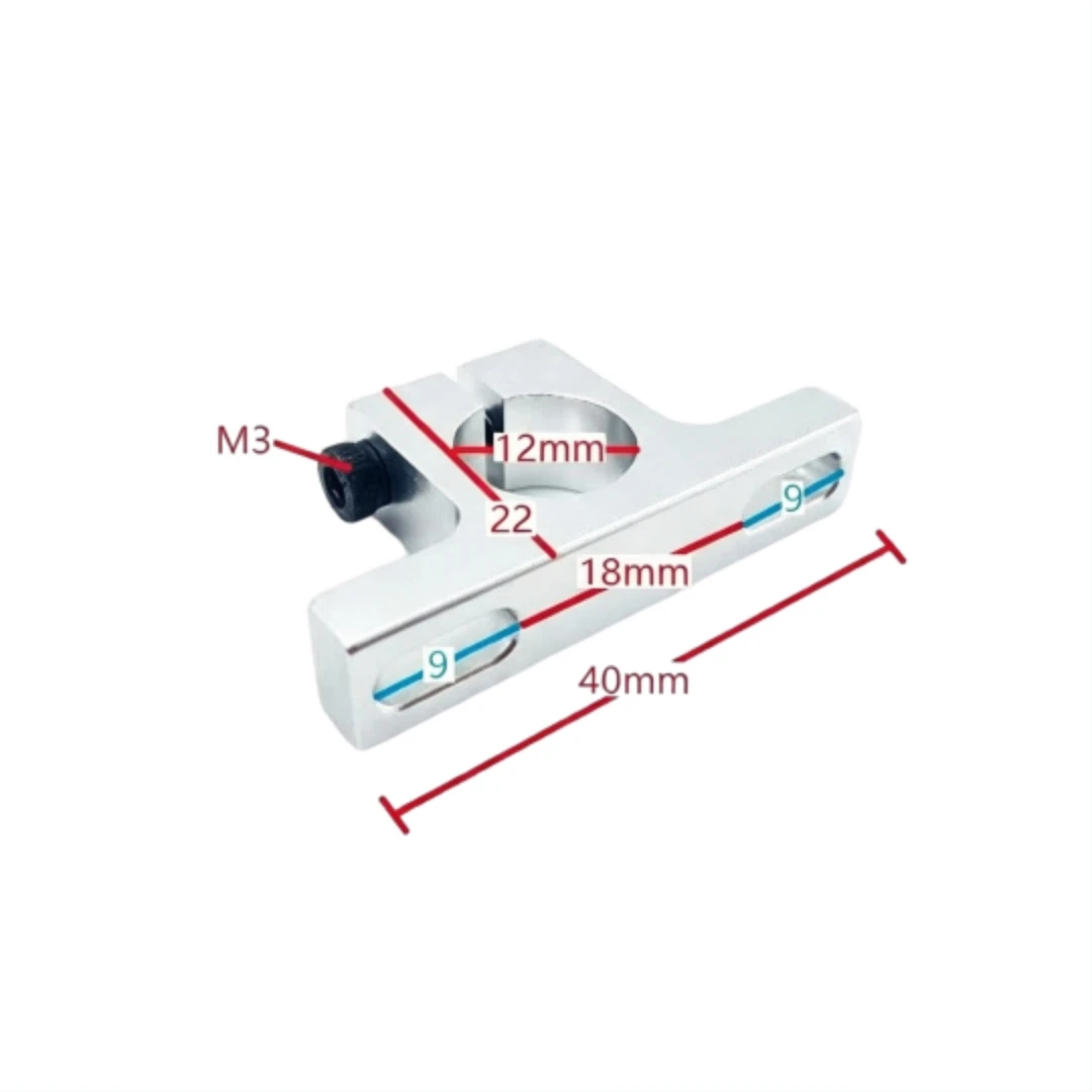 Model quadcopter accessory multi rotor aluminum alloy tube clamp motor seat 12mm