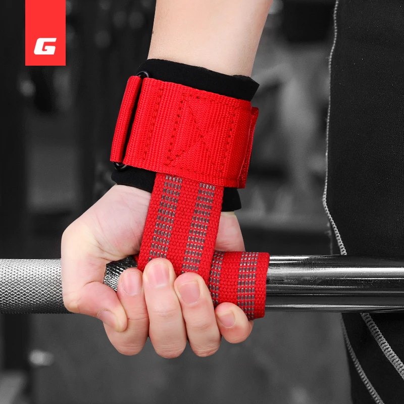 Weightlifting Wrist Straps Strength Training Adjustable Non-slip Gym Fitness Lifting Strap Wrist Support Sports Grip Band