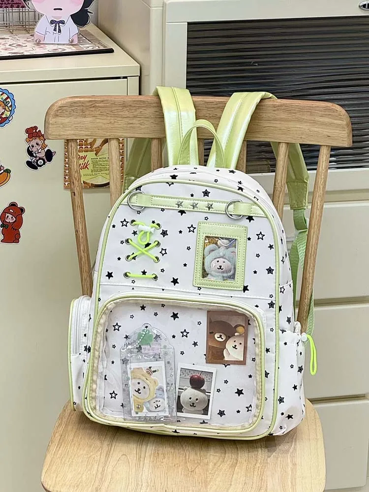 Kawaii Starry Harajuku Pastel Ita Backpack