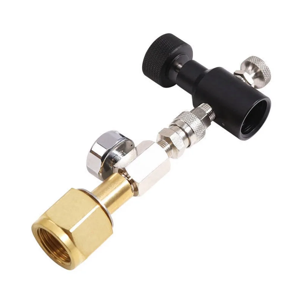 For Soda Water Refill Adapter for Cylinder Tanks with Quick Disconnect and Threaded Connection W21.8-14 for Filling Stations