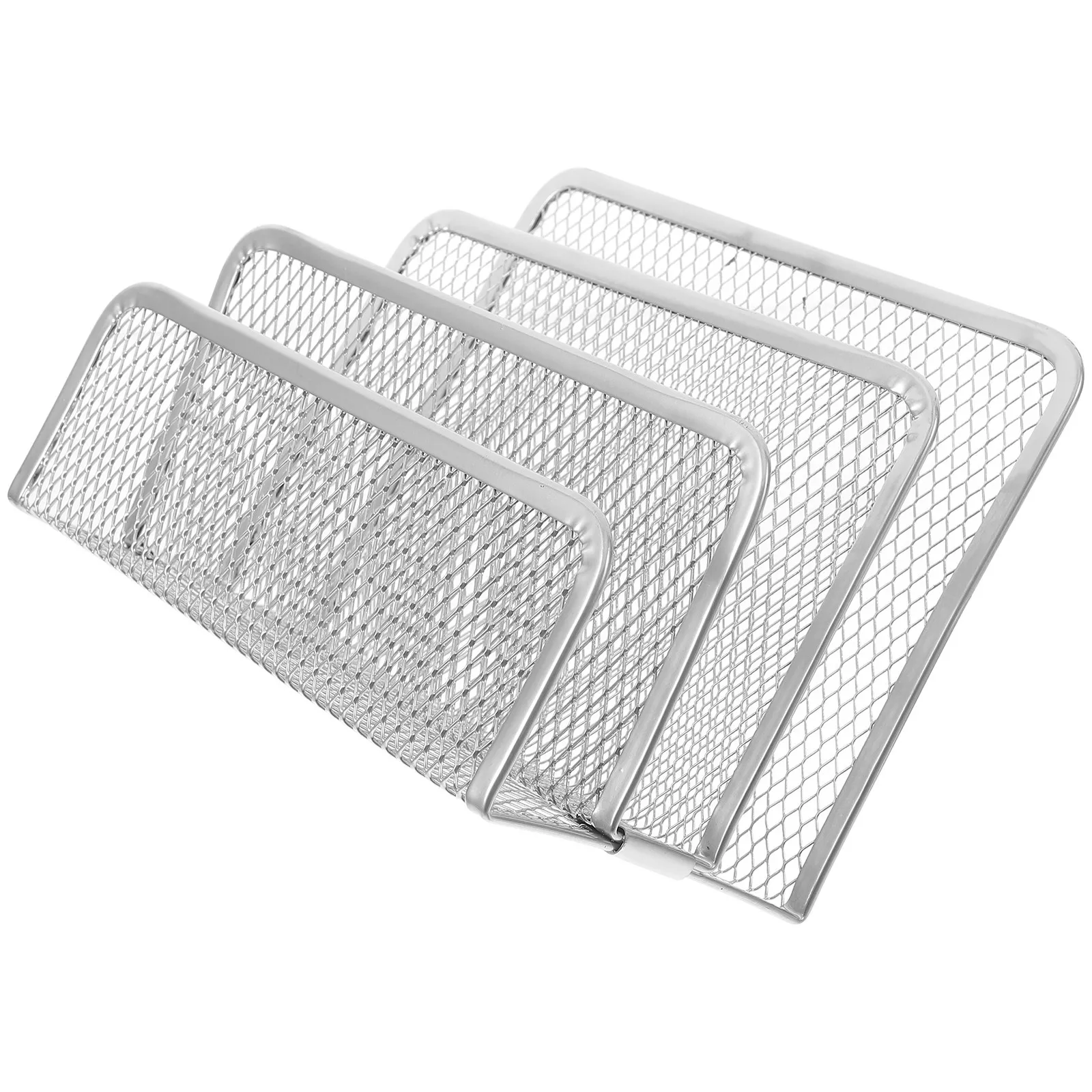 3-Slot Metal Desktop Bookshelf File Organizer Office Mail Holder Metal Book Stand File Shelf Rack Desk Organizer for Home Office