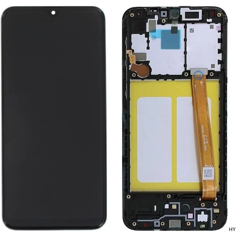 Display for Samsung A20E A202 LCD Screen Replacement Touch Screen with Tools Black with Frame