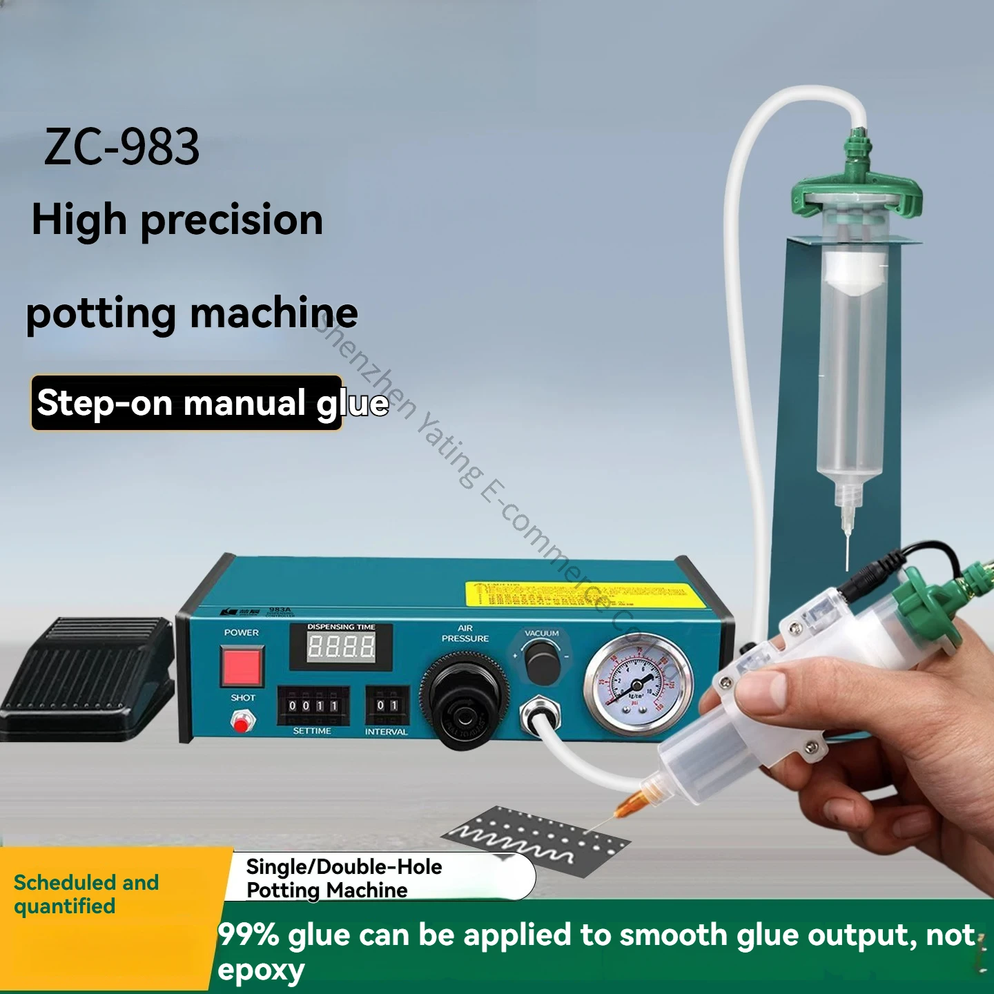 Automatic Glue Dispensing Machine Silicone Glue Filling AB Beating Dispensing Machine Glass Glue Precision Injection