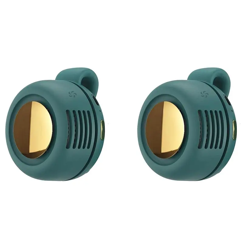 

B64B-2X Small Whirlwind Clip Waist Neck Fan, Portable Rechargeable Mini Belt Fan,Quiet, Lightweight - Ideal For Office, Gym