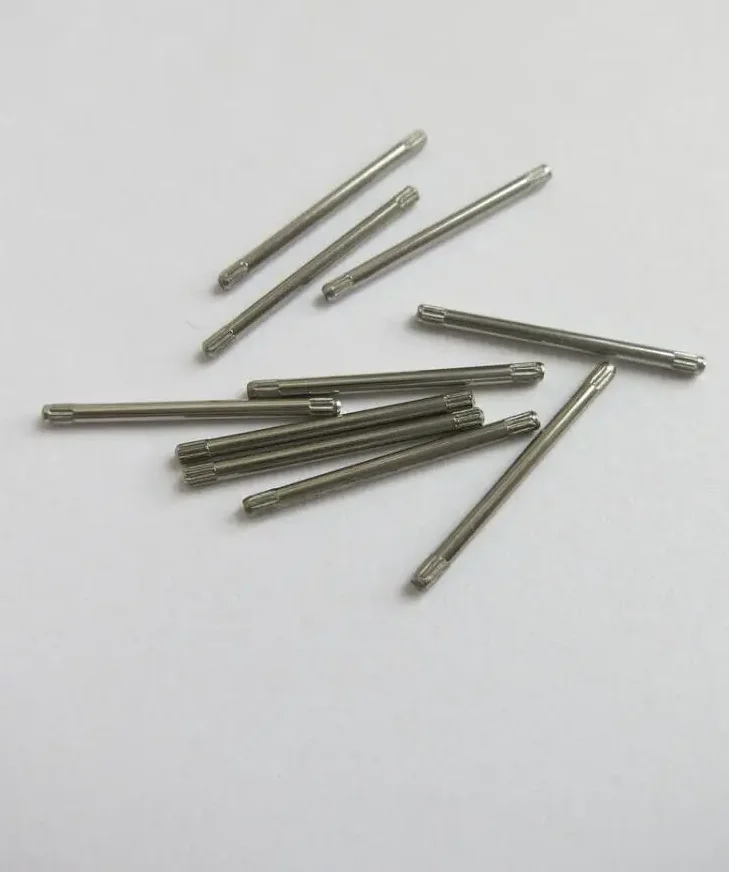 1000PCS/bag 1.5mm Thickness Double Side Knurled Pin 27mm Length for Watch Bracelet Band Strap
