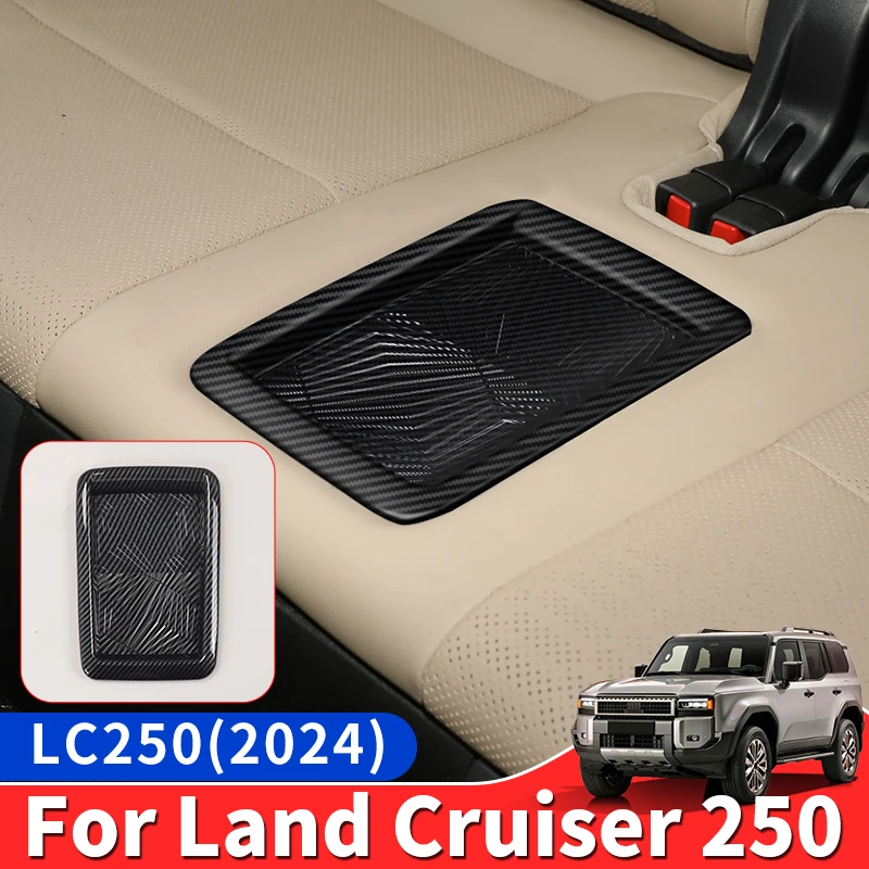 

For Toyota Land Cruiser 250 2024 1958 Prado LC250 Third Row Seats Storage box Decoration Sticker,Interior Upgraded Accessories