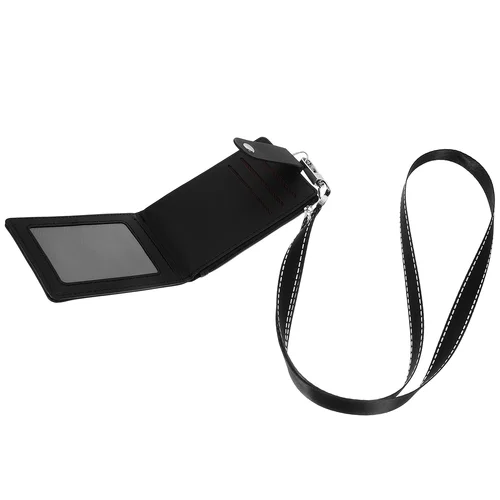 경찰 배지 거치대 크리덴셜 이름 ID 투명 카드 커버 슬리브, 스크래치 방지 케이스 태그