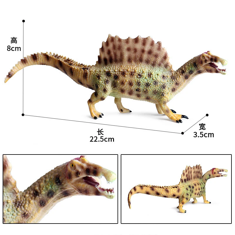 Big Size Wild Life Spinosaurus Triceratops Dinosaur Model Action Figures Collection Cognitive Education Toys for Kids Boys Gifts