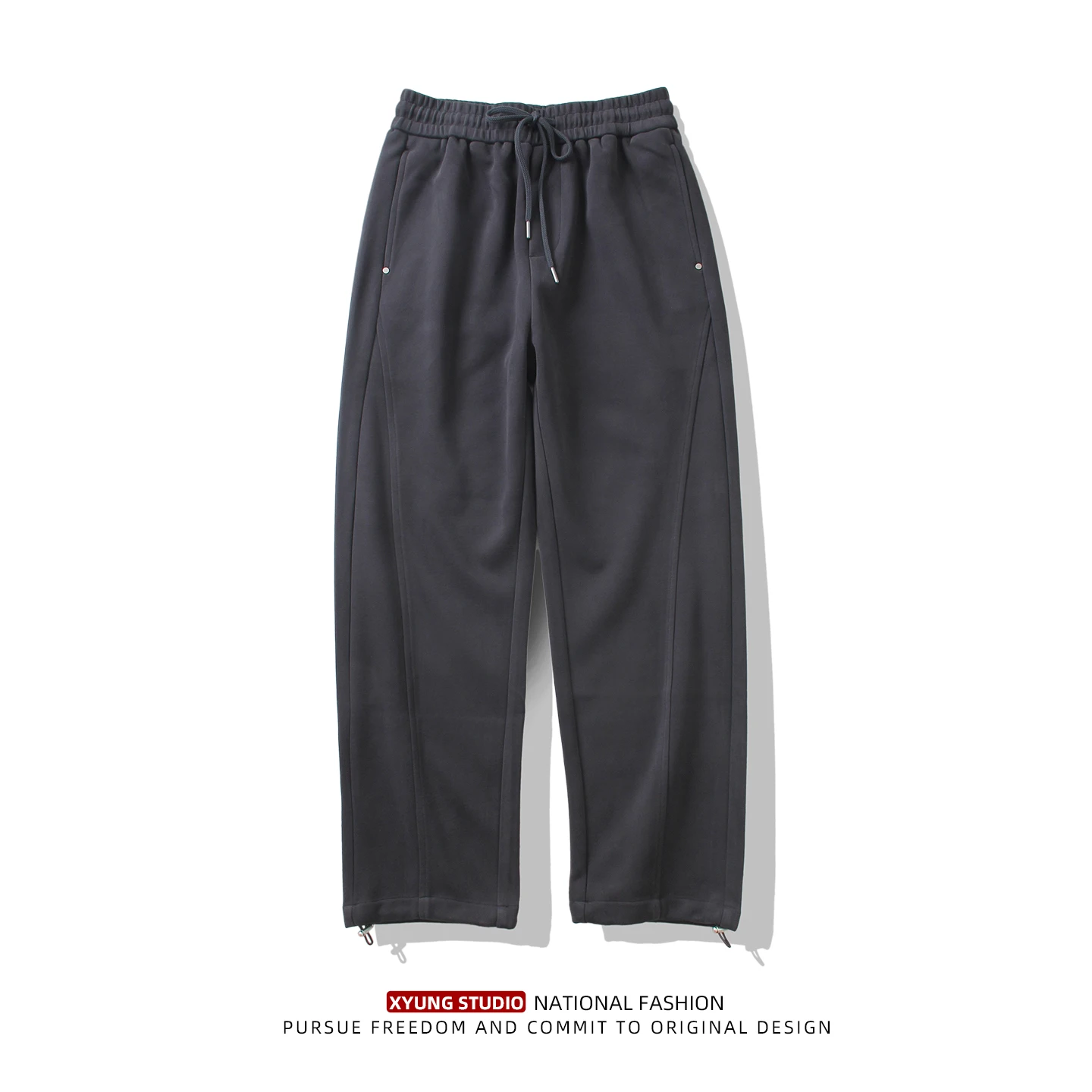 

Мужские повседневные спортивные брюки American Sle: прямые, широкие, свободного кроя, для активного отдыха, длинные, весна-осень, модный бренд