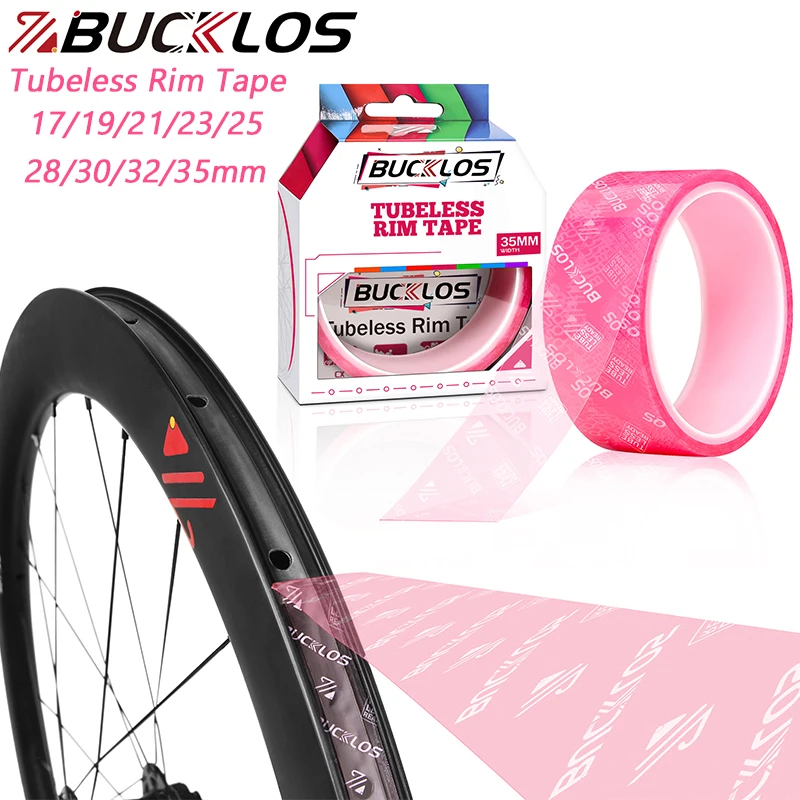 BUCKLOS Bicycle Tubeless Wheel Rim Tape 10M Bike Wheelset Seal Tape 17/19/21/23/25/28/30/32/35MM Road MTB Tubeless Rim Strip