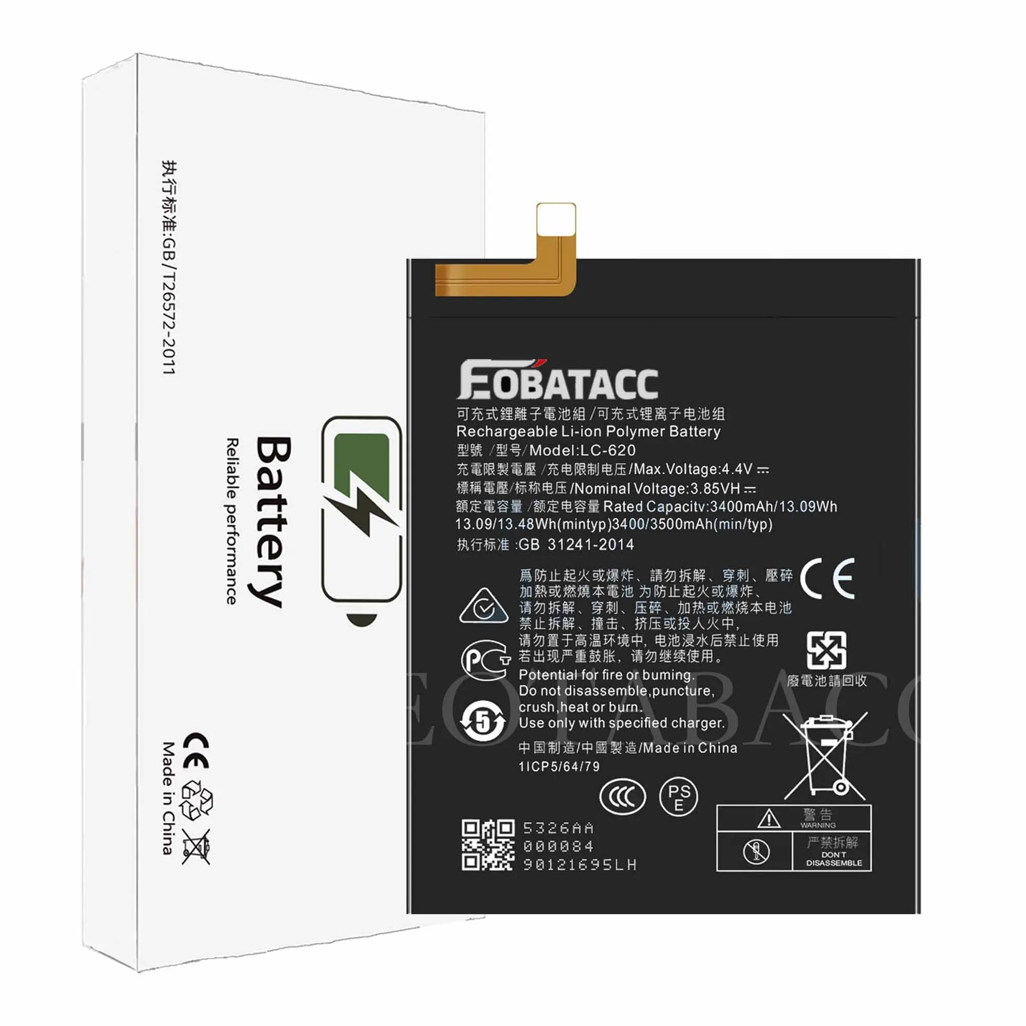 EOTABACC 100% оригинальный новый сменный аккумулятор LC-620 LC620 для Nokia NK7.2 NK6.2 аккумулятор для телефона + инструменты