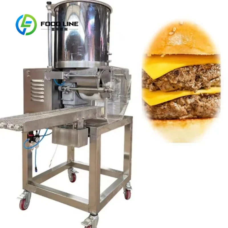 Restaurant Burger Shop The latest energy-saving automatic burger pie forming machine equipment custom