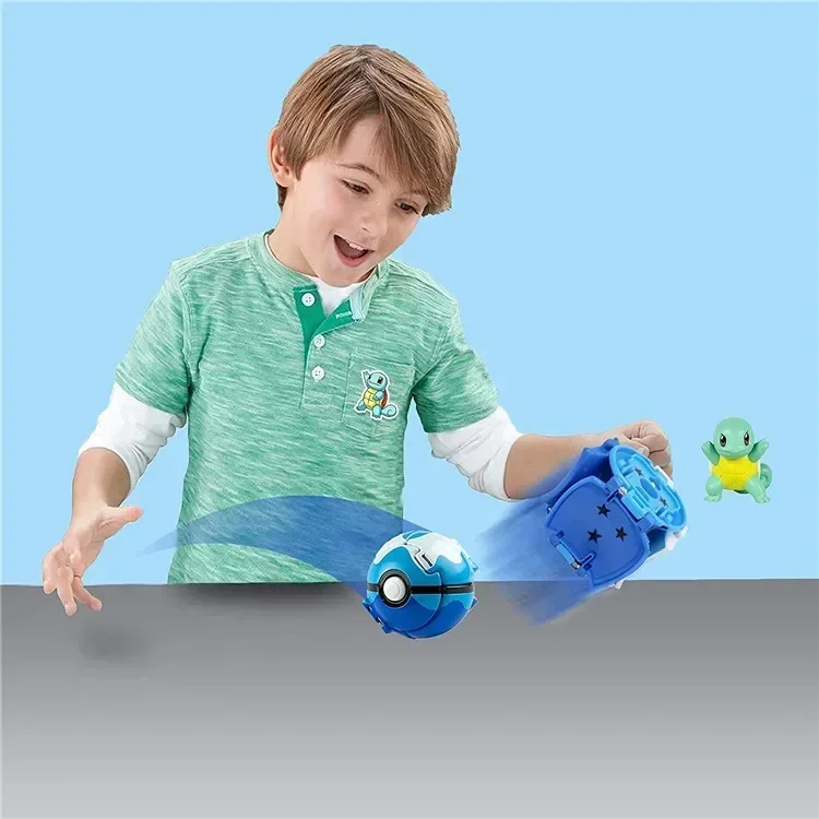 Pokemon Schlafpuppen Geschenke / Ballspielzeuge Pikachu Bulbasaur Eevee Snorlax Jirachi Komala PVC Anime Figuren Kawaii Spielzeuge – Detail 17