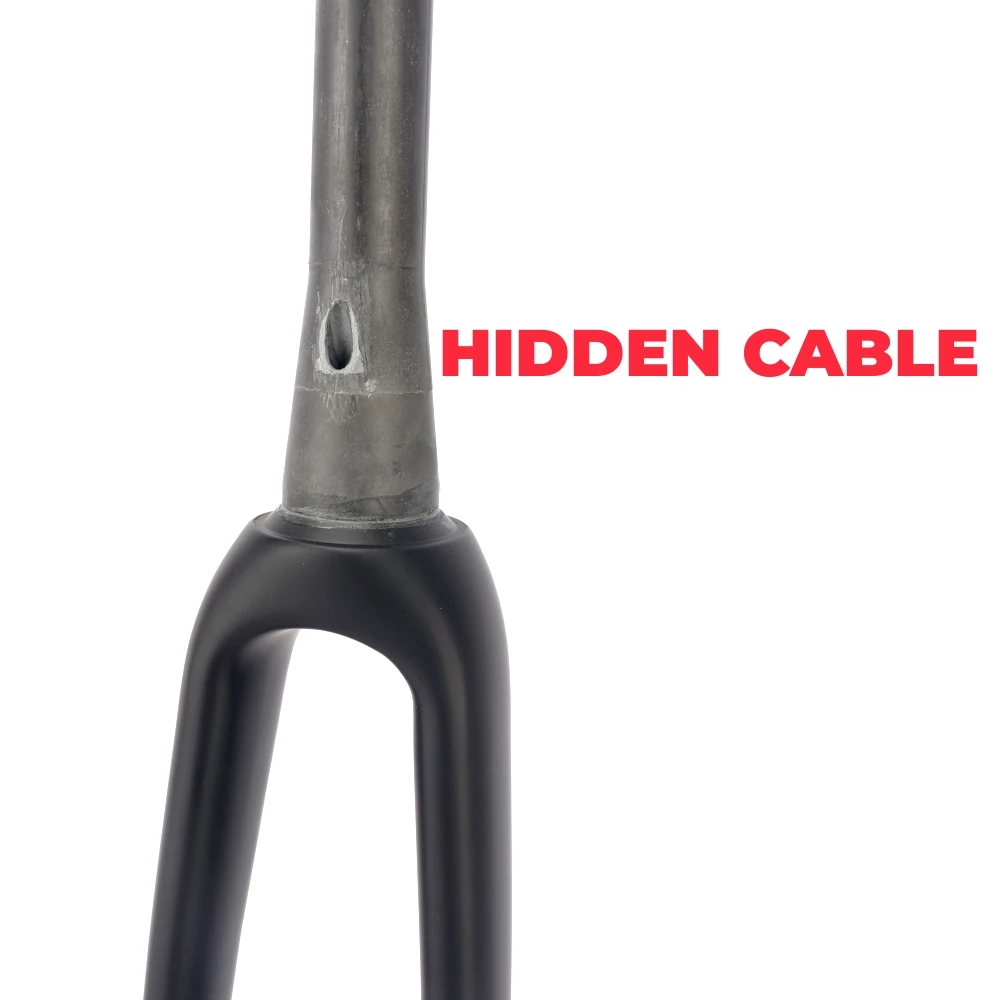 Carbon Road bicycle racing bike Fork Hidden Cable Max Tires 700*28C Fork Rake 47.27mm FK210