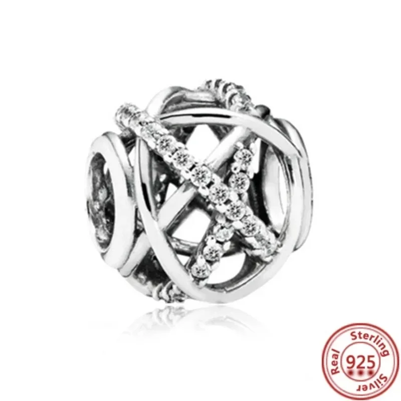 Originale 925 Sterling Silver placcato cuore madre della vita albero Charms perline per Pandora braccialetto fai da te regalo gioielli donna