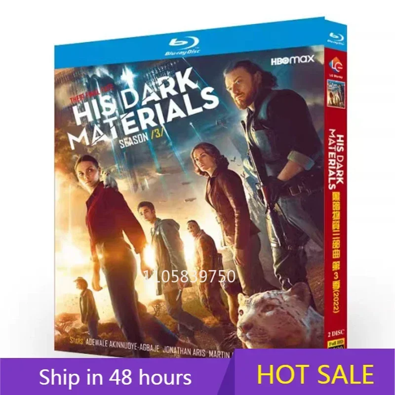 His Dark Materials Season 3 (2022) 2-Disc 1080P HD All Region New Box Set English DTS-HD 5.1 Audio Blu-ray Disc DVD