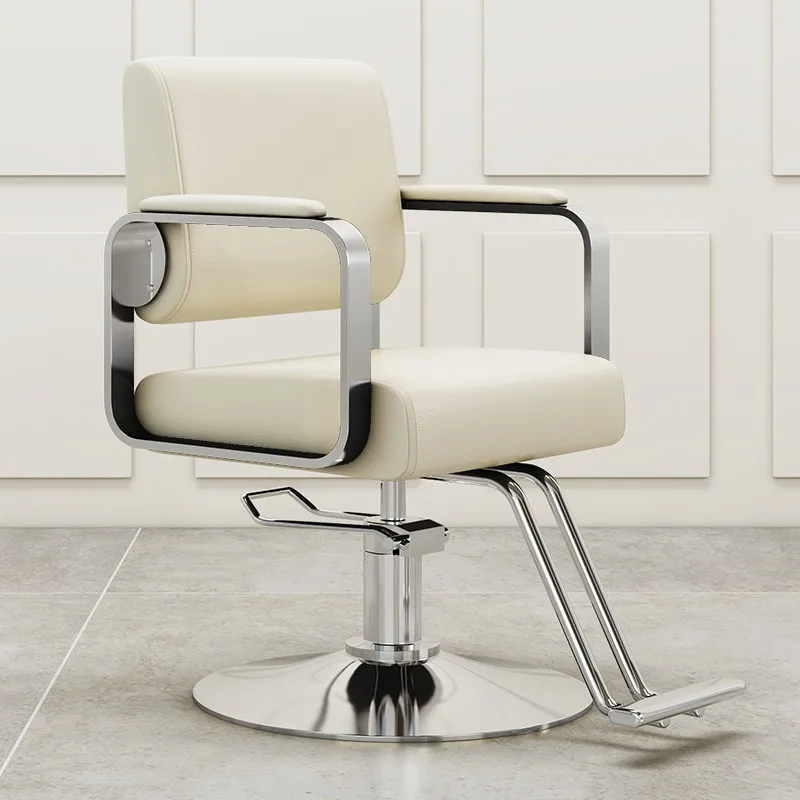 Professional Barber Chair Shampoo Manicure Beauty Barber Chair Swivel Makeup Vintage Waiting Cadeira Gamer Hair Salon Furniture