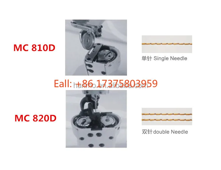 MC 810D Direct Drive Single Nee dle Post Bed Lockstith Sewing Machine