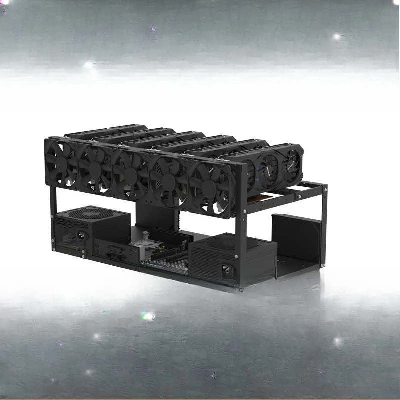 Open supercomputer Dual EATX main board 6 cards 8 cards Dual power graphics card Height rack E6K