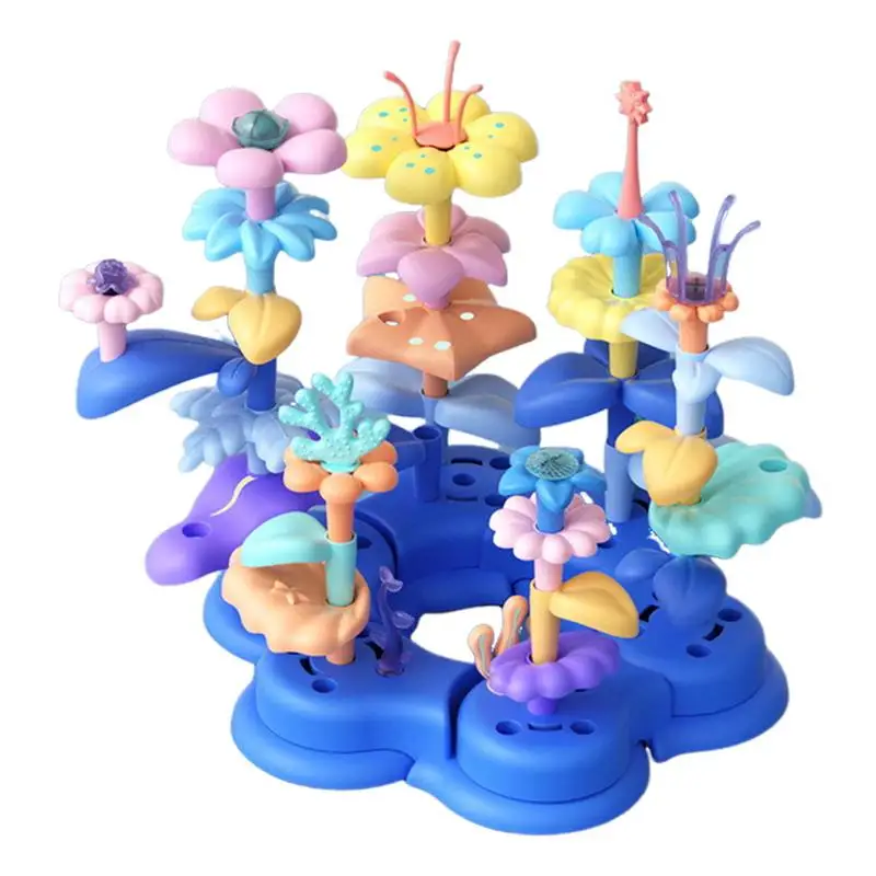 

Sea Underwater World Coral Toy Underwater World Coral Toy Educational Brain Development Building Stacking Toys 41pcs