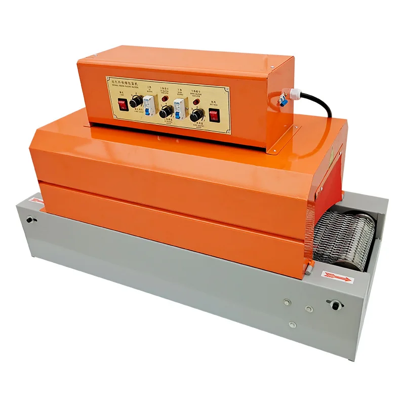 Automatic heat shrinkable film packaging machine, plastic sealing machine disinfection tableware shrinkage machine furnace