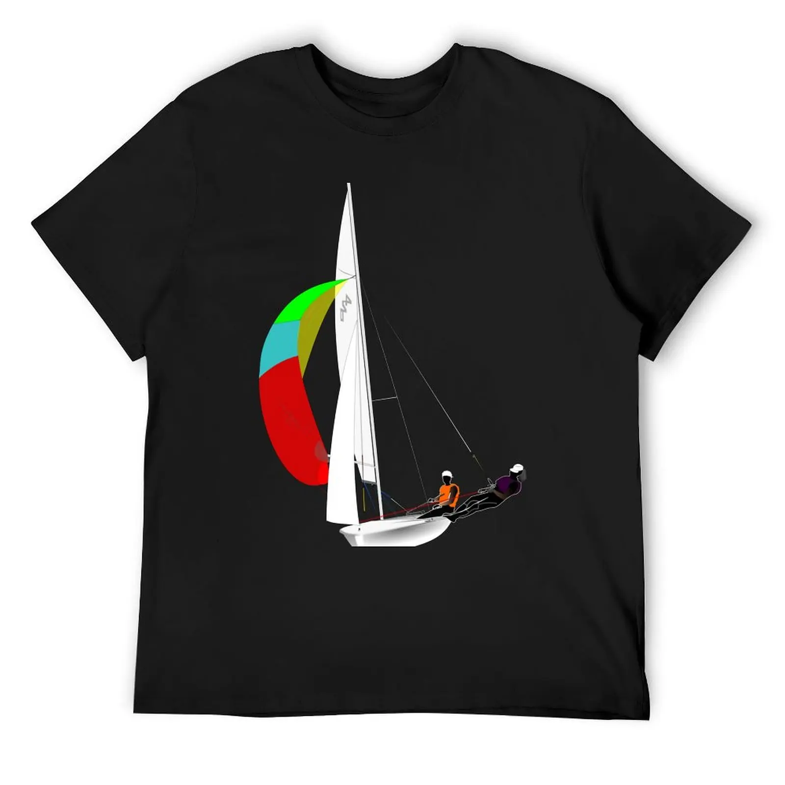 420 - Sailing Dinghy - 02 T-Shirt graphic t shirt vintage anime mens t shirt graphic