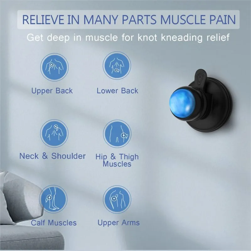 Back roller ball massager Deep tissue roller suction cup Self back massager Muscle massage ball pain relief massager