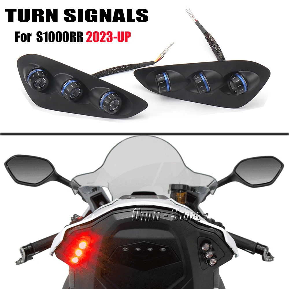 

Motorcycle Accessorie 3 colors LED Rear Turn Signal light Indicator Signal Lamp For BMW S1000RR s1000rr S 1000 RR S1000 RR 2023-