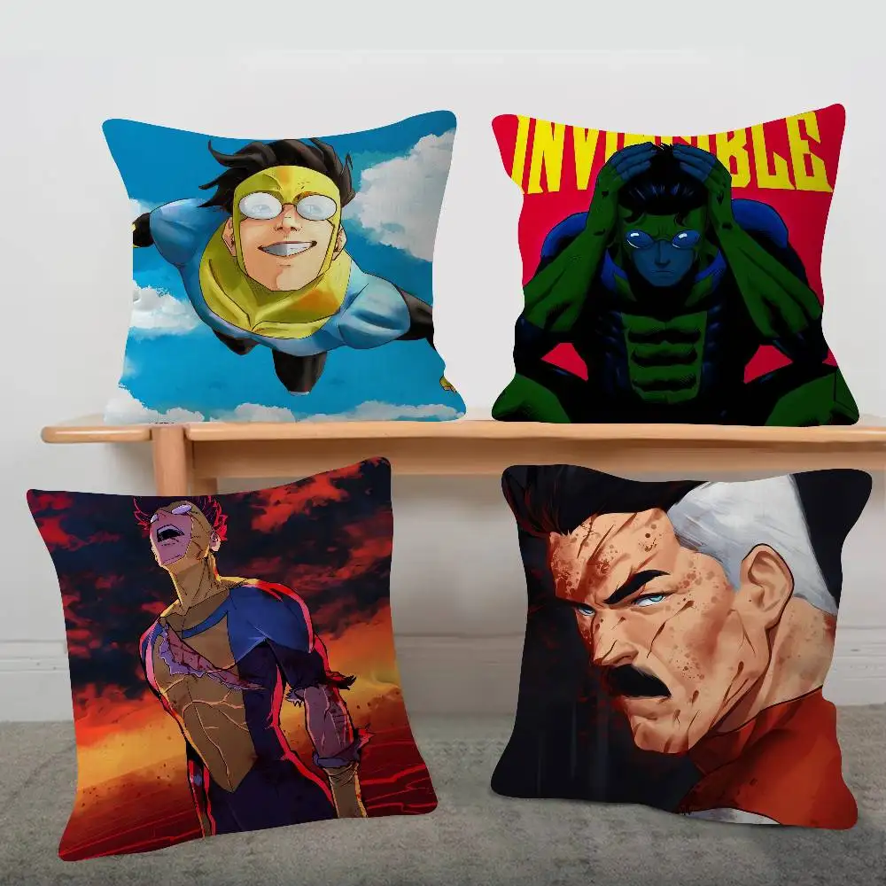 Anime Invincible Game For Cartoon Print Peripheral Pillow Case Cushion Cover Home Decor Birthday Gift Pillowcover