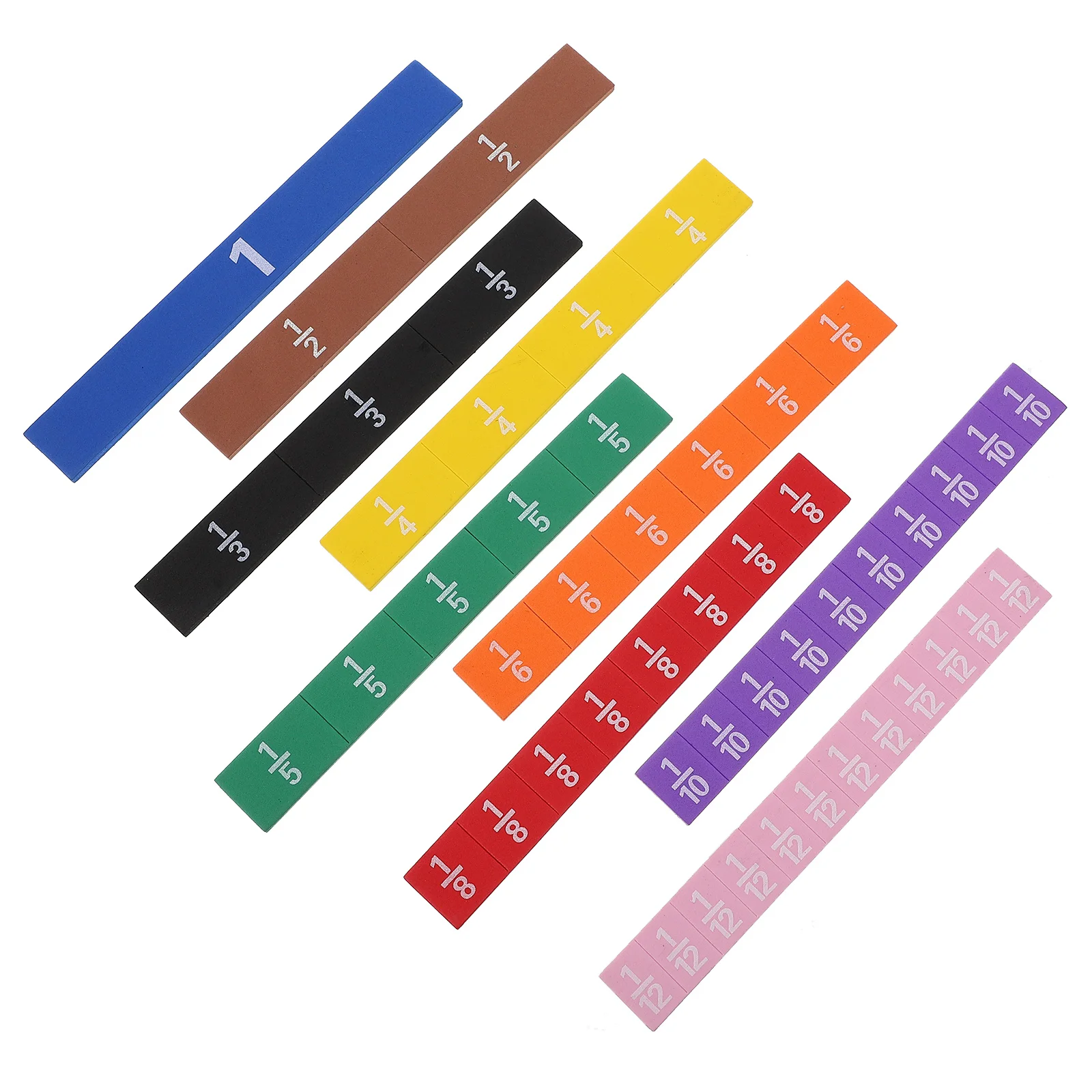 Puzzle Dimostratore Numero Blocchi di frazioni Chip Puzzle Giocattoli cognitivi Matematica Educazione precoce Scuola primaria