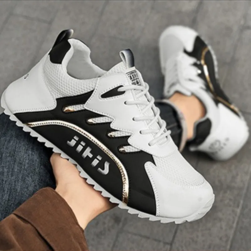 

Men's Sport Shoes Tennis Training Shoes PU Leather Casual Shoes Fashion Sneakers for Men Platform Running Shoe Zapatillas Hombre