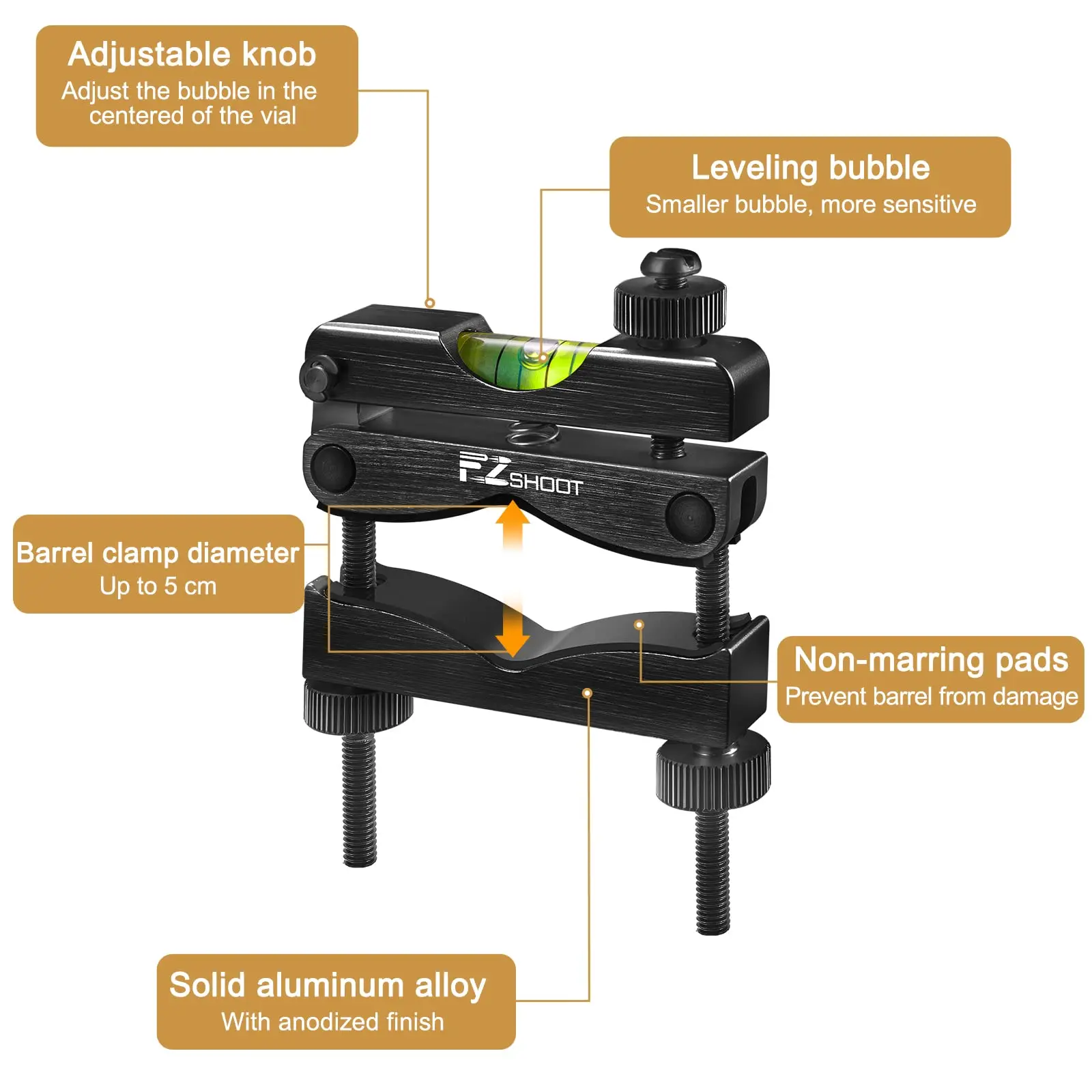 CVLIFE Scope Leveling Kit with High-Precision Bubble System Magnetic Universal Exquisite packing box Equipment Maintenance