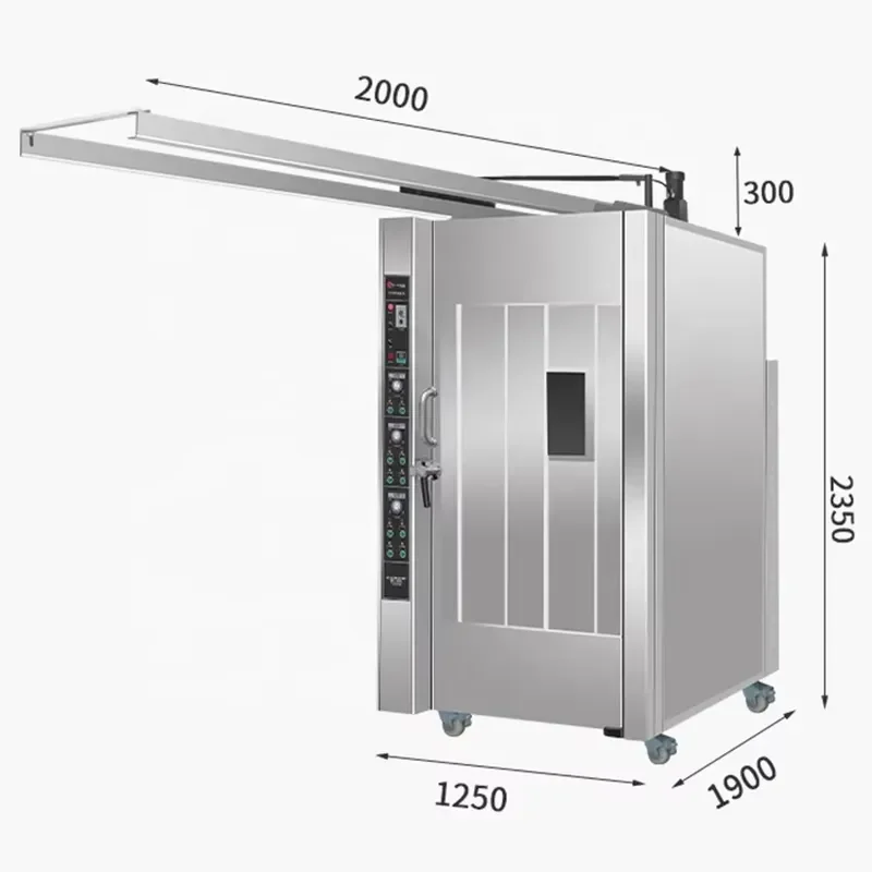 Charcoal Roast Fish Duck Oven Commercial Fully Automatic Electric Roast Chicken Pig Rotating Oven