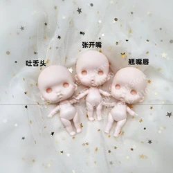 1/12 OB11 Doll Naked Nude Body NO Face Up Dolls Practice Makeup Dolls Diy Accessories Toy for Girl Gifts