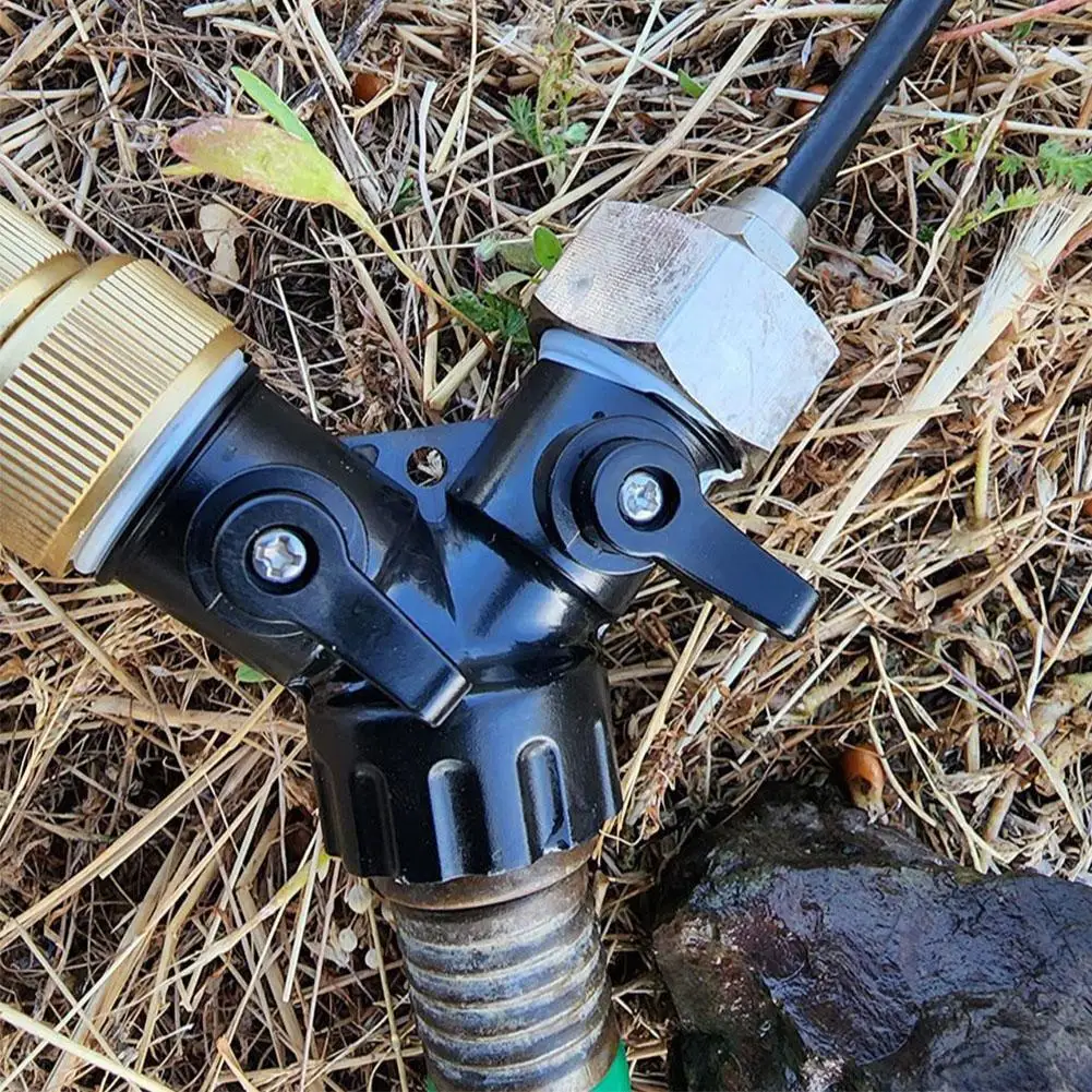 Threaded Y-shaped 3 Way Faucet Water Pipe Quick Connector Accessories, Automatic Watering Device, Gardening Drip Irrigation Pipe