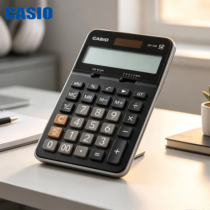Casio AX-12B/MX-12B/MX-120B/AX-120B/DJ-120D Long lasting business calculator financial tax office business accounting