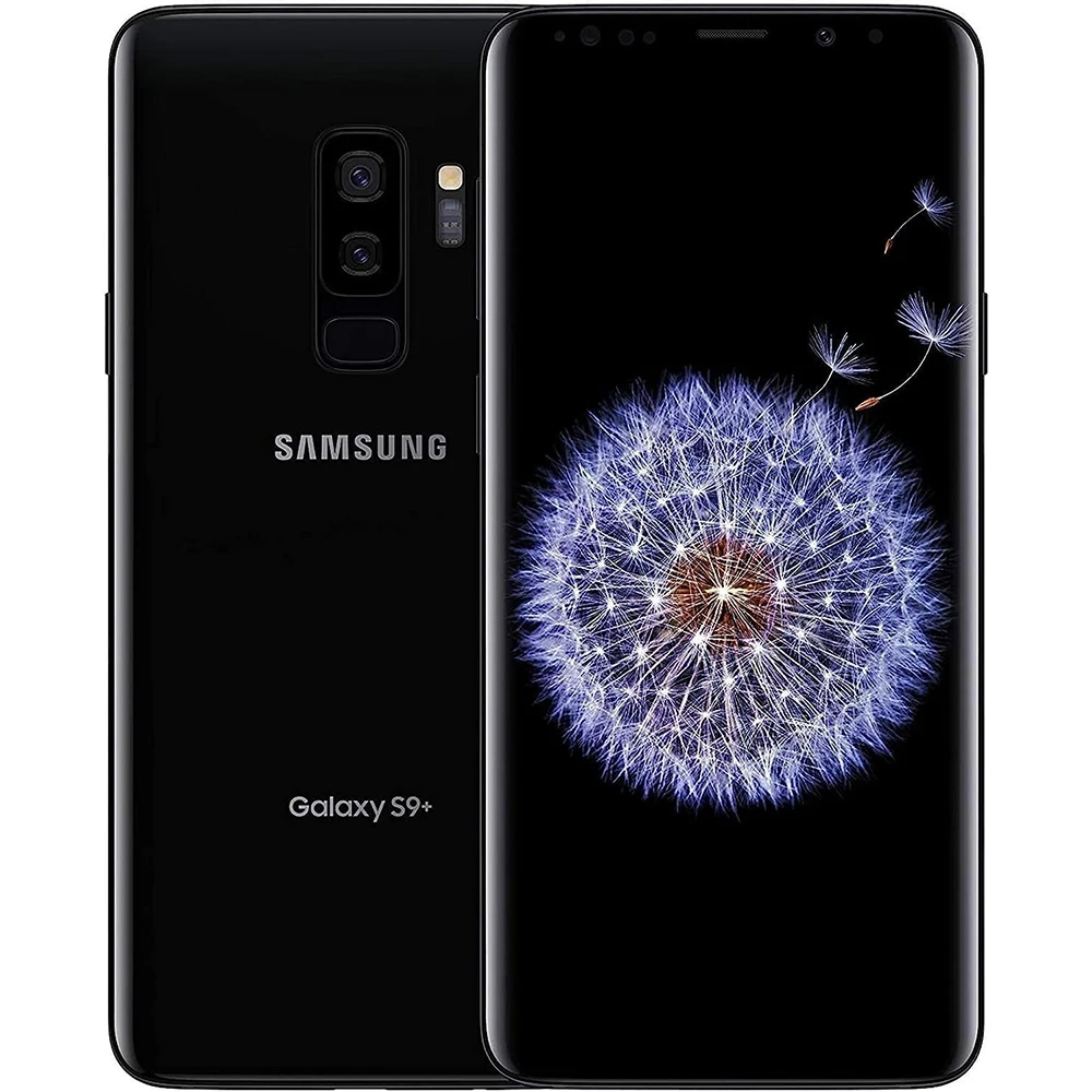 Samsung Galaxy S9 + S9 Plus téléphone Android intelligent d'occasion 95 nouveau processeur Snapdragon 6.2 pouces 6GB NFC 4GSamsung Smartphone 12MP3500mAh