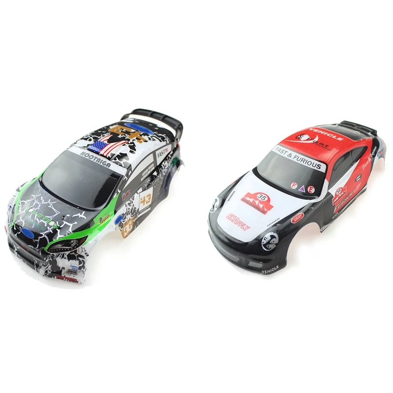 

2Pcs Rc Car Shell Body Remote Control Toy Spare Parts Vehicle Toy - For Wltoys K989 & For Wltoys K969