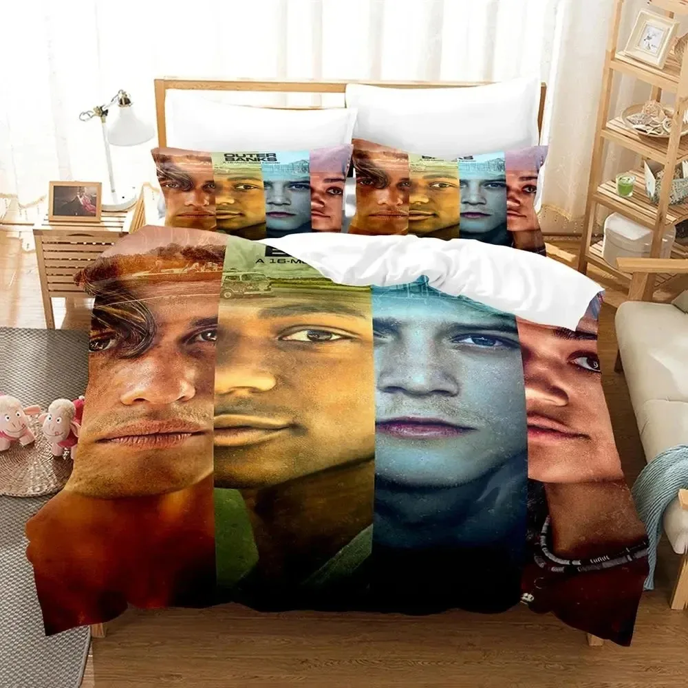 3D Print TV Outer Banks Bedding Set Double Twin King Duvet Cover Comforter Pillowcase Boys Girls Adults Bedroom