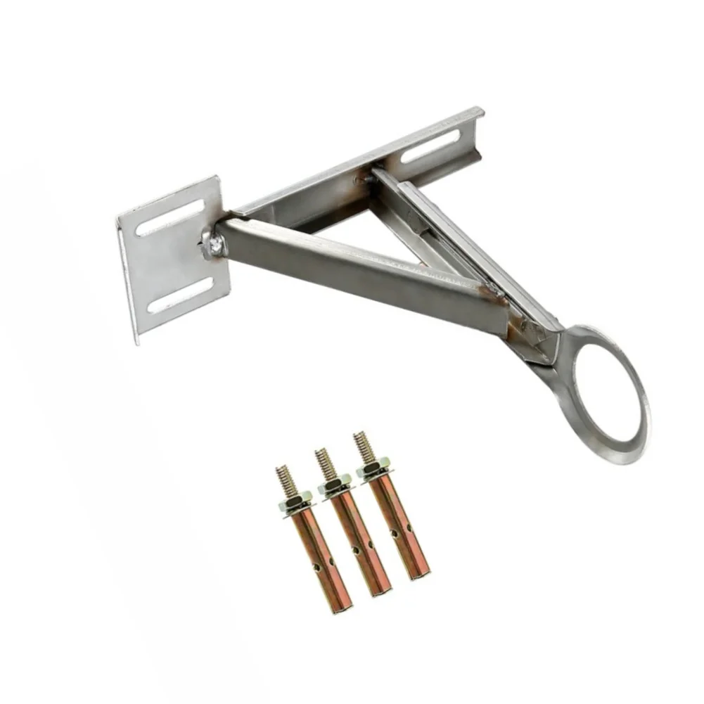 Stainless Steel Triangle Bracket for Kitchen Sink Support Adjustable Design with Multiple Mounting Holes 23x18x8cm 23x36x8cm