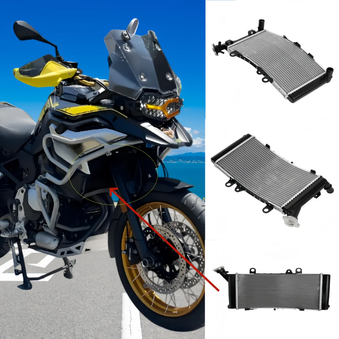 Motorcycle Engine Radiator Replace Part Aluminum Cooling Cooler Accessories For BMW F750GS F850GS 19-23 F850GS Adventure 19-22