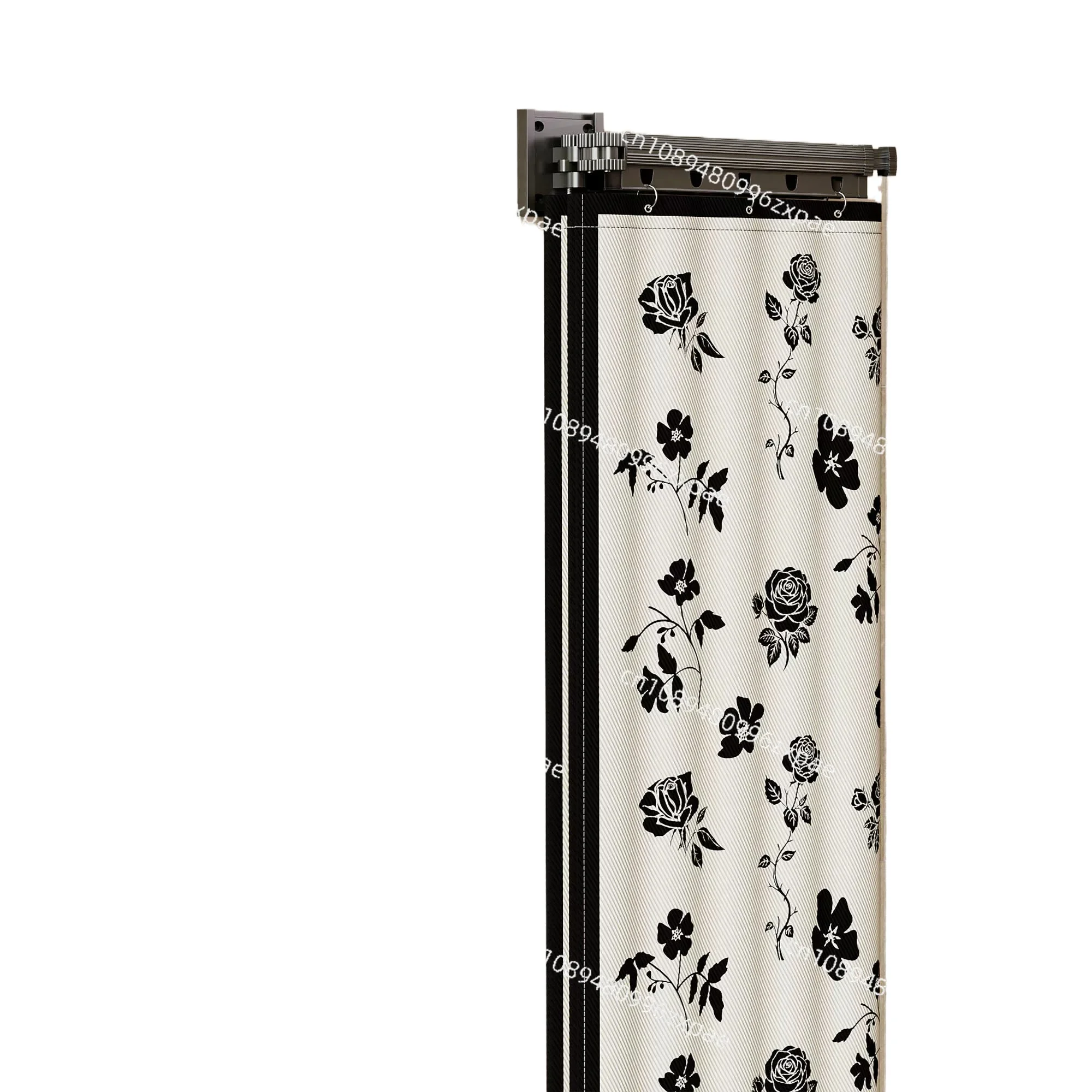 Foldable Invisible Bathroom Shower Curtain, Bathroom Waterproof Partition, Thickened Warm Shower Water Curtain