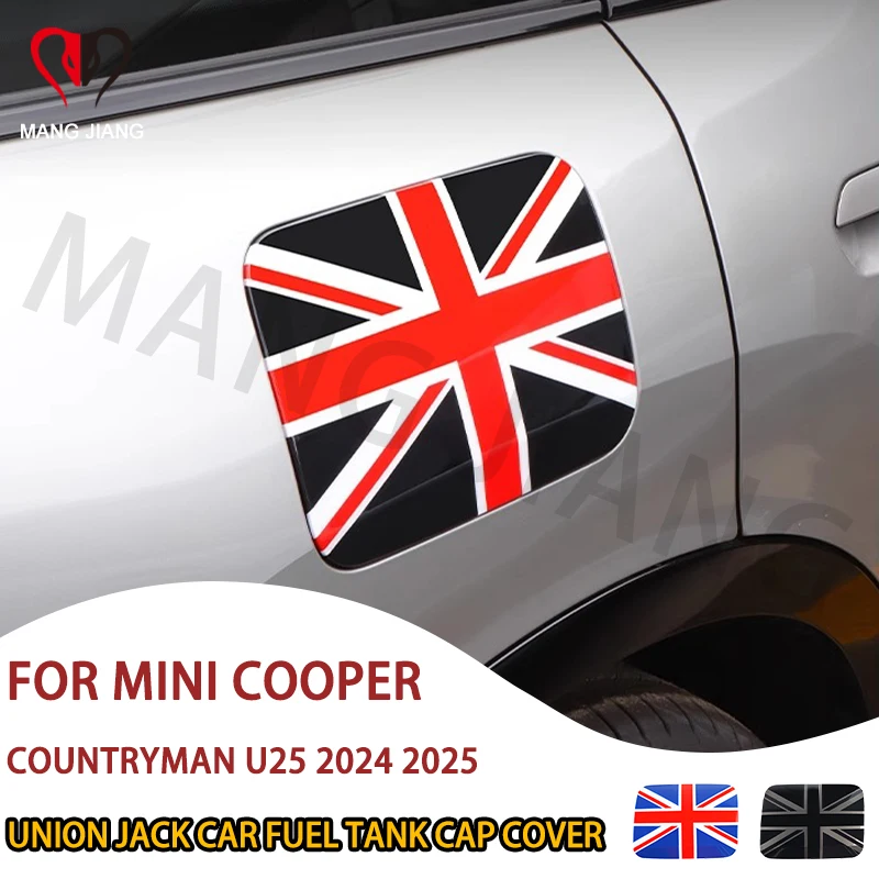 

Car Fuel Tank Cap Stickers Cover For Mini Cooper Countryman U25 2024 2025 Decals Decoration Sticker Auto Parts Car Accessories
