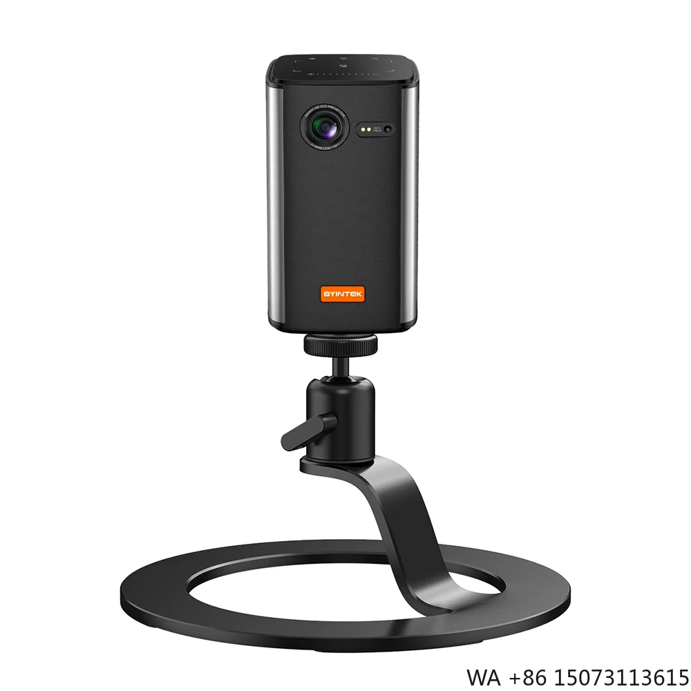 Round Shape Universal Desktop Projector Stand, 5KG Max Load for Mini Projectors Portable Use