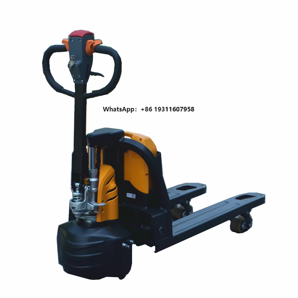 

1500kg Electric Pallet Jack 1.5ton 3000lb Electric Hand Truck Powered Lithium Battery