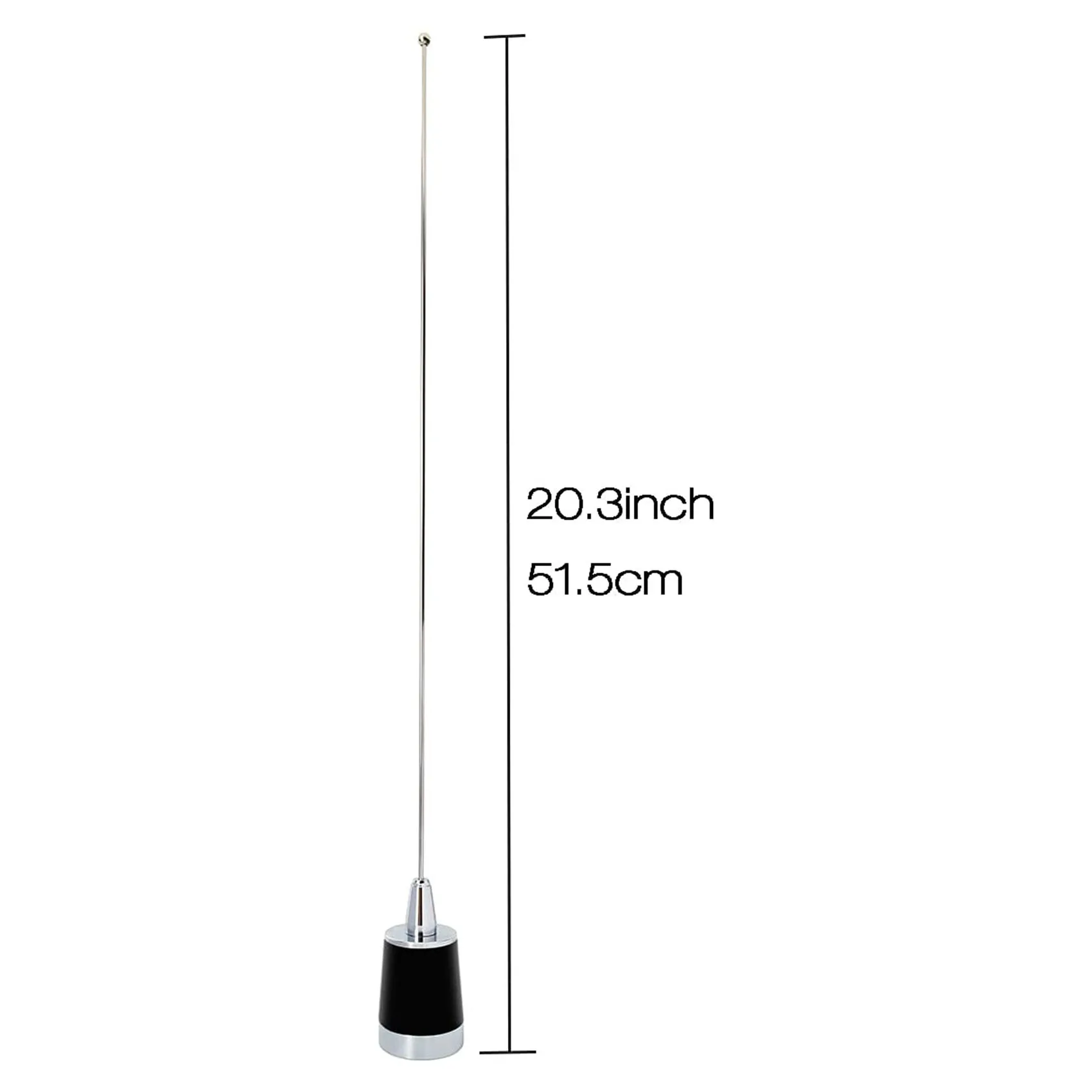 UNCL Dual Band NMO Antenna 144/430MHz Mobile Radio Antenna for VHF UHF Two Way Radio (Requires NMO Mount)