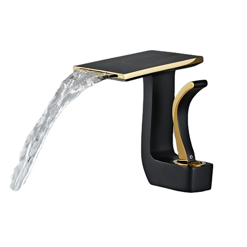 White/Black Basin Faucets Bath  Sink Mixer Taps Bathroom Brass  Square Vessel Faucet  Cold Hot Water  Tap