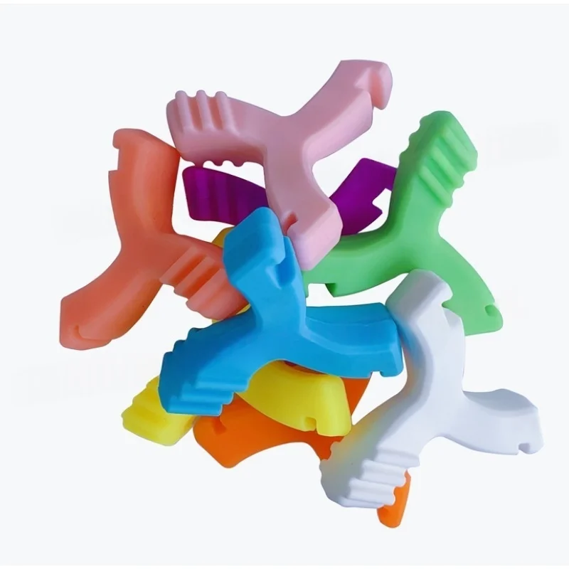 20Pc Silicone Teeth Stick Bite Dental Aligner Chewies Orthodontic Bite Chewies Prevent Face Distortion Y Shaped
