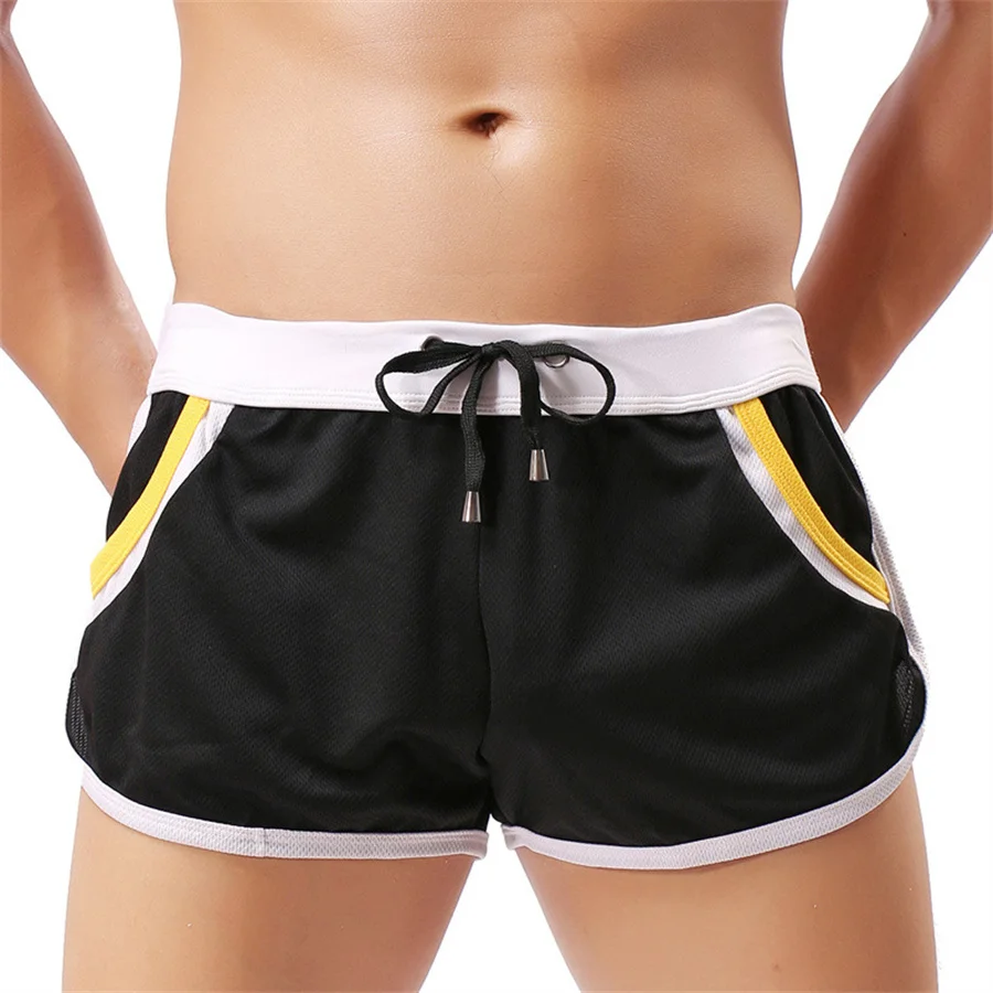 2024 Summer Men Beach Shorts Training Gyms Fitness Joggers Running Sportswear Quick Dry Swimming Clothes Thin Short Pants Trunks