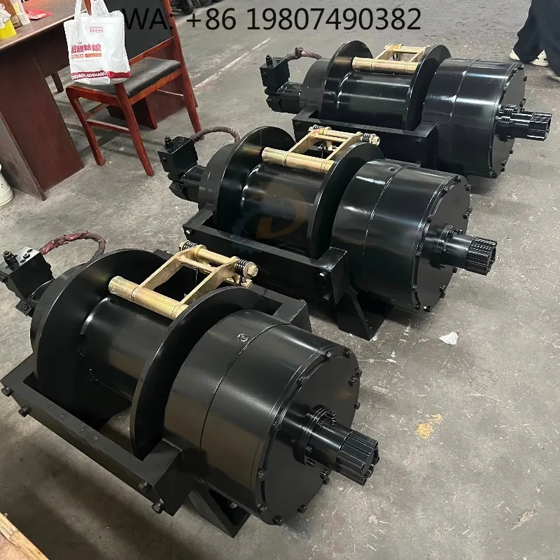 Road Emergency Hydraulic Capstan Pulling Winch 10–50 Ton, High Load Cable Unit for Tow Crane Truck & Off Road Vehicle Roadside R